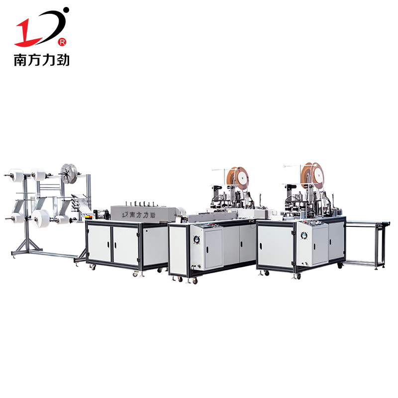 醫(yī)用口罩機(jī)全自動平面口罩機(jī)內(nèi)耳帶一拖二